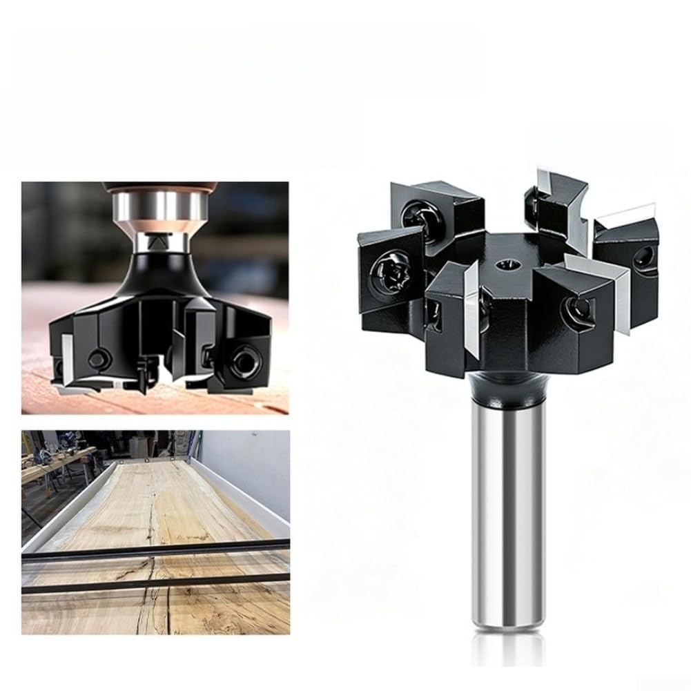 Fresa Spianatrice 6 Alette Carburo 50mm Gambo 12.7mm