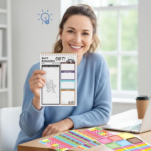 Bloc de notas FT-Funny blanco para notas rápidas y apuntes 5