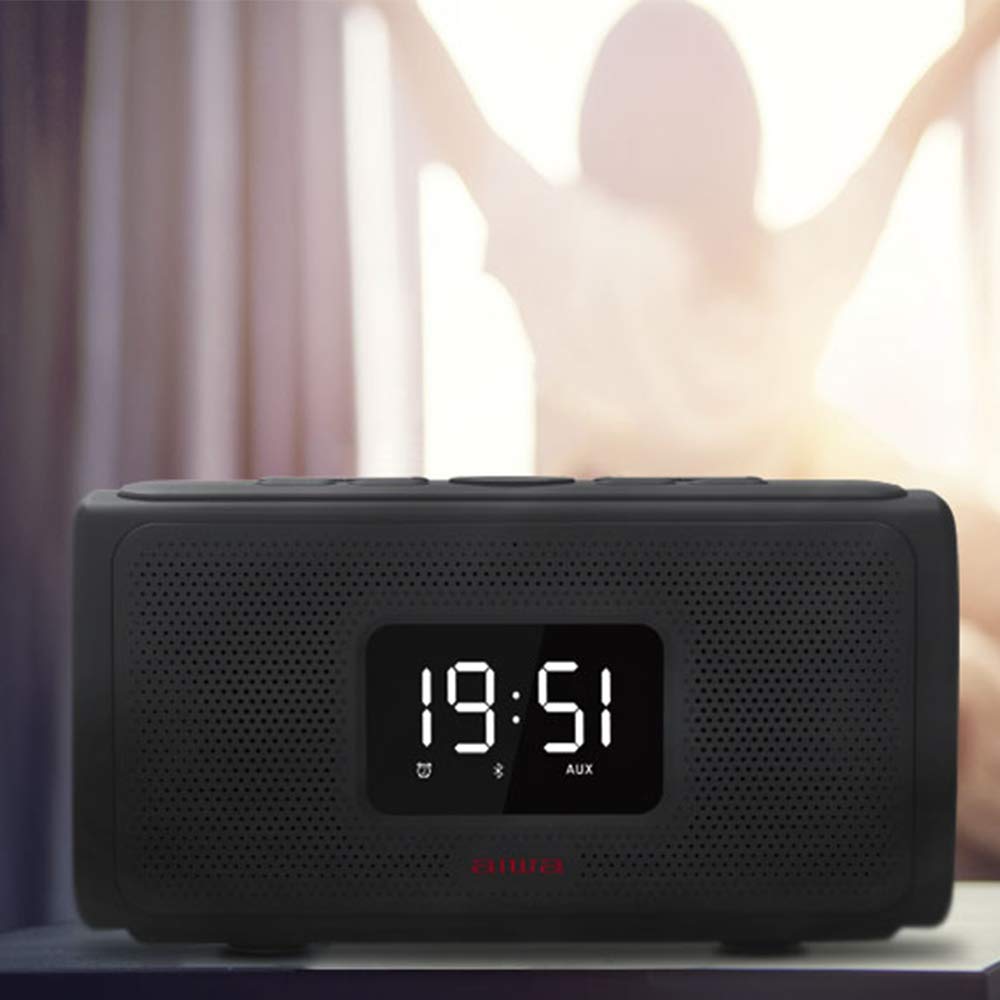 Aiwa CRU-80BT: Altavoz Bluetooth con Radio Reloj