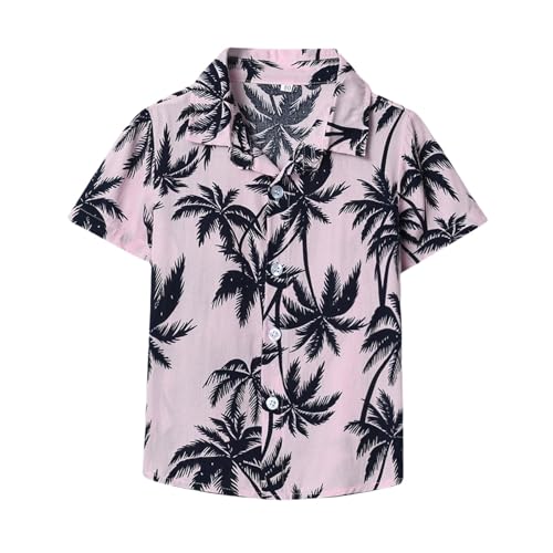 Boys Button Down Shirts 3D Graphic Hawaiian Aloha Short Sleeve Dress Shirt Tops Shirt Cute Top for Kids2