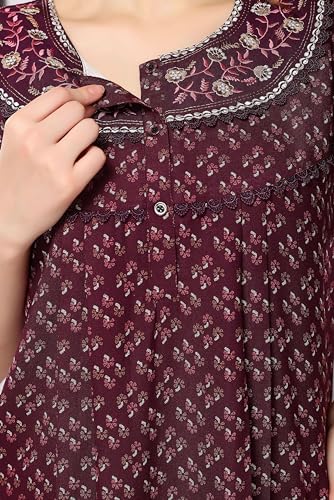 Image of Soulemo Women's Printed Alpine Nighty 1656