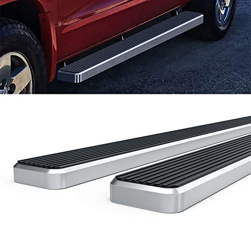 Estribos HD Ridez acero inoxidable pulido 5 pulg miniatura 4