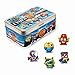 SuperZings - Super Lata Especial (PSZSD48TIN00), Incluye 5 Figuras en Color Metalizado