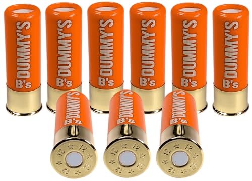 B's Dry Fire Snap Caps ® - Dummy 12 Gauge Training Rounds (Orange 2 ¾”)
