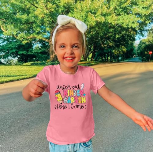 Image of Kindergarten Shirt Boys Girls: First Day of Kindergarten Shirt Kids Back to School Shirts School Gift Tee