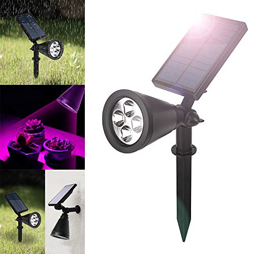 kuke Solar Growing Light Bulbs with 16 LED Grow Lamp Bulbs Adjustable 360