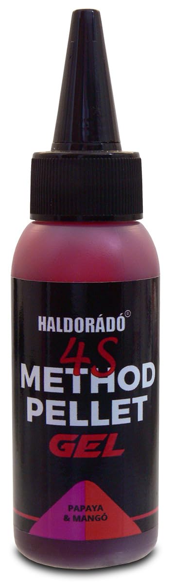 HALDORÁDÓ 4S Method Pellet Gel - Papaya & Mango | Sweet Bait Attractant with Intense Red Cloud Aroma for Method Feeder Fishing