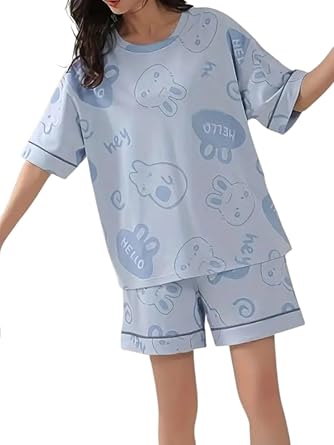 Louis Luxe Women's Cotton Blend Pajama Set