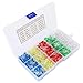 GTIWUNG 500Pcs 5mm LED-Dioden, 2Pin LED Licht Emittierende Diode, Rund Farbe Dioden, Leuchtdioden Elektronik Komponenten, LED Sortiment Rot Blau Grün Gelb Weiß (100er Jede Farbe)