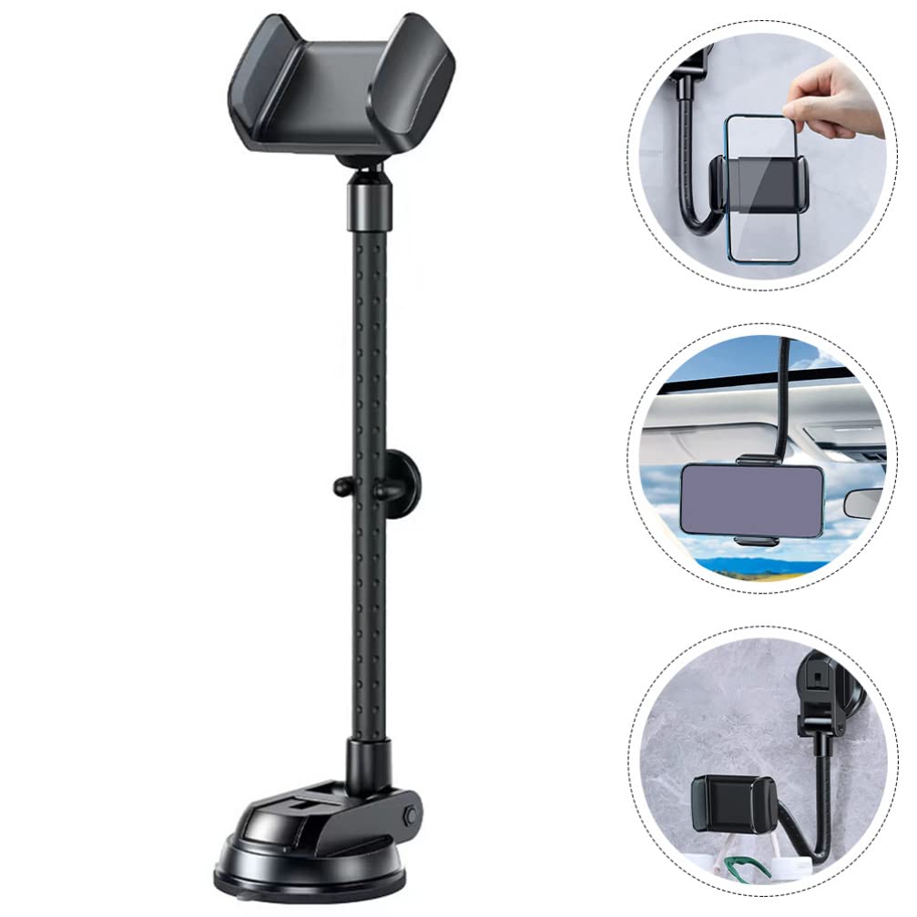 Gatuida Supporto per Cellulare Auto Ventosa Supporto Smartphone per Auto Rotazione Automatica Montaggio Veicolo per Telefono e Gps