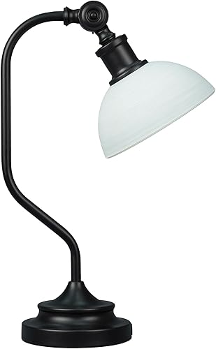 Miniatura 1 de Lámpara de mesa inalámbrica vintage Bankers, batería recargable de 5200 mAh, brillo de 3 niveles, LED integrado de 320 lúmenes máximo, pantalla de