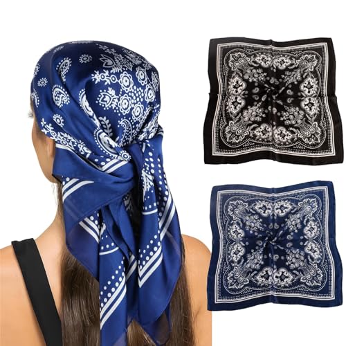 Bandana Set 5 Stück - Baumwoll Tücher 55x55cm Für Damen & Herren