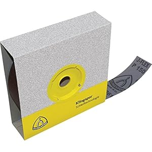 Klingspor 3852 – rollen met stoffen onderlegger voor staal, metalen, NE metalen, hout, roestvrij staal – RO|KL361JF|80|S|50X50000|SR – Inhoud: 1 stuk