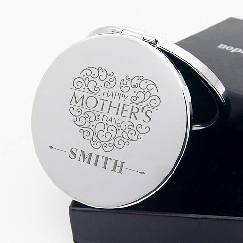 Miniatura 5 de Espejo compacto personalizado, espejo de mano, espejo de maquillaje, regalos para mamá, día de la madre, GIFS, mujeres, para viajes, tocador, espejo