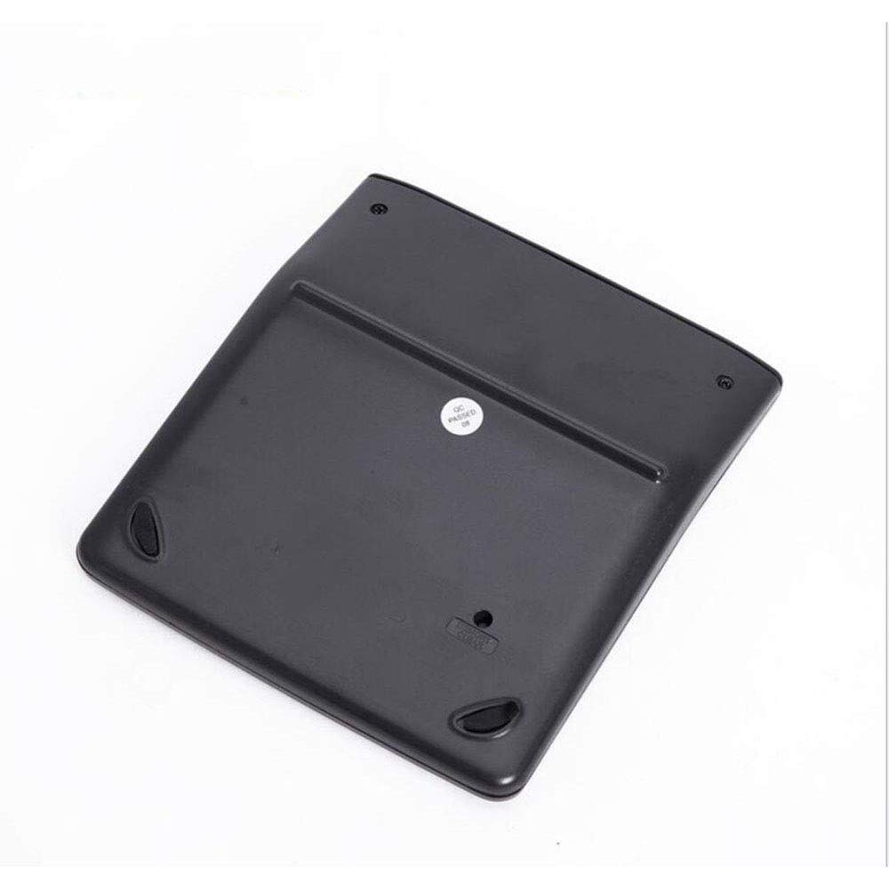 Calcolatrice elettronica da tavolo con display a 12 cifre for batterie solari Display LCD for ufficio nero