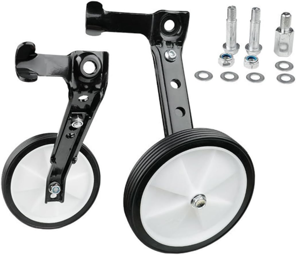 1Pair Bike Training Wheels Durable Auxiliary Wheels for Bikes Easy Install Stabilizers for Rear Bike Support Accessories