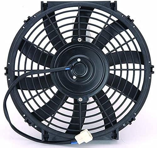 Miniatura 2 de JEGS Ventilador de refrigeración universal reversible con hoja S  10 pulgadas de diámetro  615 CFM  4.6 amperios de tracción  Incluye coleta