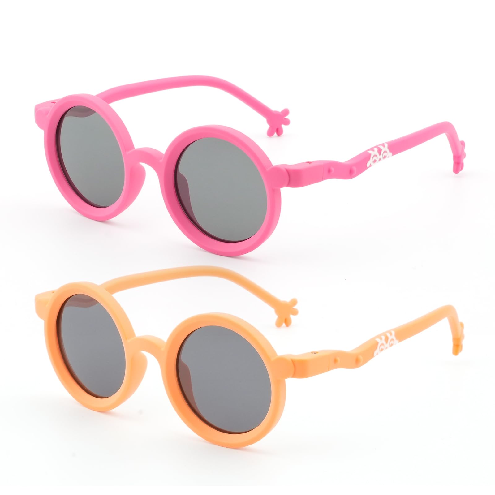 EYEBUDDY Kids Toddler Sunglasses Age 2-4/3-5 Boys Girls Polarized UV Protection Sun Glasses for Age 2-8