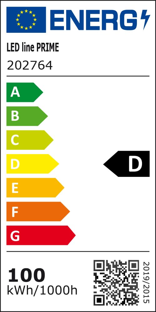 LED line PRIME Foco LED para exteriores, color negro, IP66, 100 W, 14000 lm, CCT, 3000 K, 4000 K, 5000 K, 120°