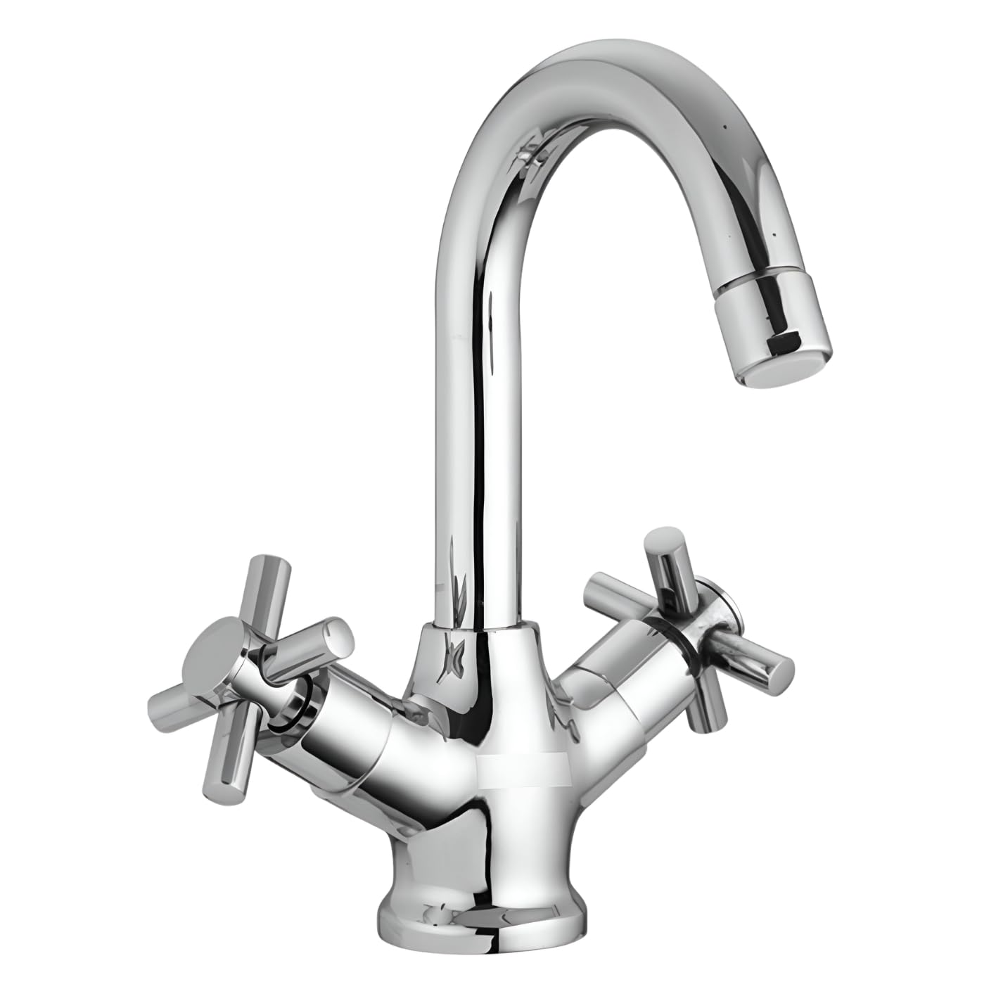 PICK UP Centre Hole Basin Mixer Tap| Hot and Cold Deck Mounted| Set-1, Chrome Finish (B0D5HR2H6C) Amazon Price History, Amazon Price Tracker