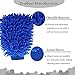 LYCRAFTS 3PK Microfiber Car Wash Mitts Scratch Free Double Sided Cleaning Drying Mitts Wash Gloves for Car Washing Supplies Trucks Motorcycles (Blue+Green+Royal Blue)