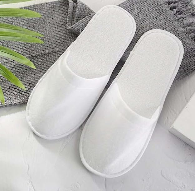 SHOBI 10 paia di pantofole per ospiti - Ciabatte Monouso per Hotel unisex Taglia unica