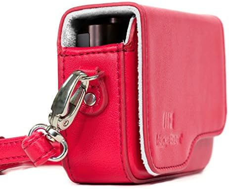 MegaGear MG1222 Leather Camera Case with Strap for Canon PowerShot