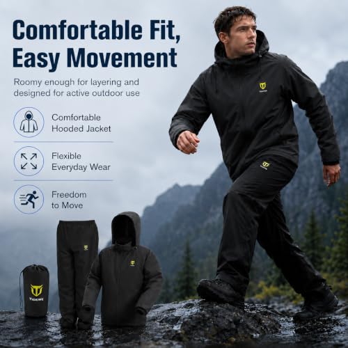 TIDEWE Lightweight Rain Gear Set