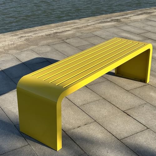 Banc de plantes en métal extérieur table acier robuste 110cm - 2