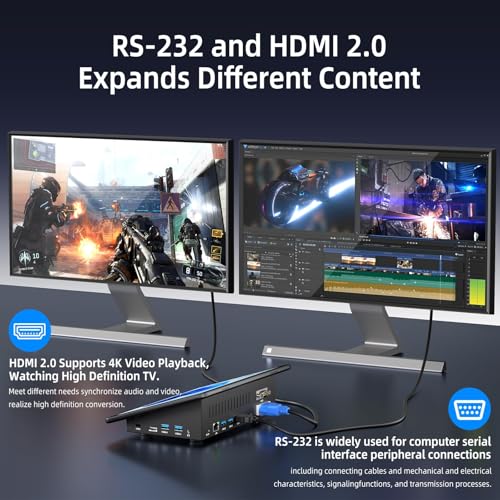 Image of HEIGAOLA Mini PC,10.1 Inch Touchscreen Win 11 Pro Mini Computer, Celeron N5095 8GB RAM /128GB ROM Mini PC with Screen,Dual RS232 HDMI,BT 5.0,WiFi 5.0,Type-C (N5095, 128, GB, 8+128 Battery)