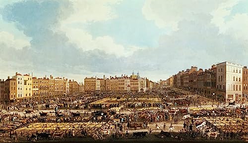 Affiche Marché de Smithfield Pollard décoration murale vintage salon et chambre 60x90