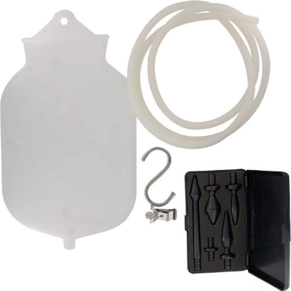 CleanStream - Premium Silicone Enema Set - Clear, 1er Pack (1 x 1 Stück)