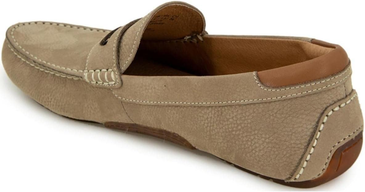 Gentle Souls by Kenneth Cole Men's Nyle Penny Driver Loafer, Taupe, 9.5 M US
