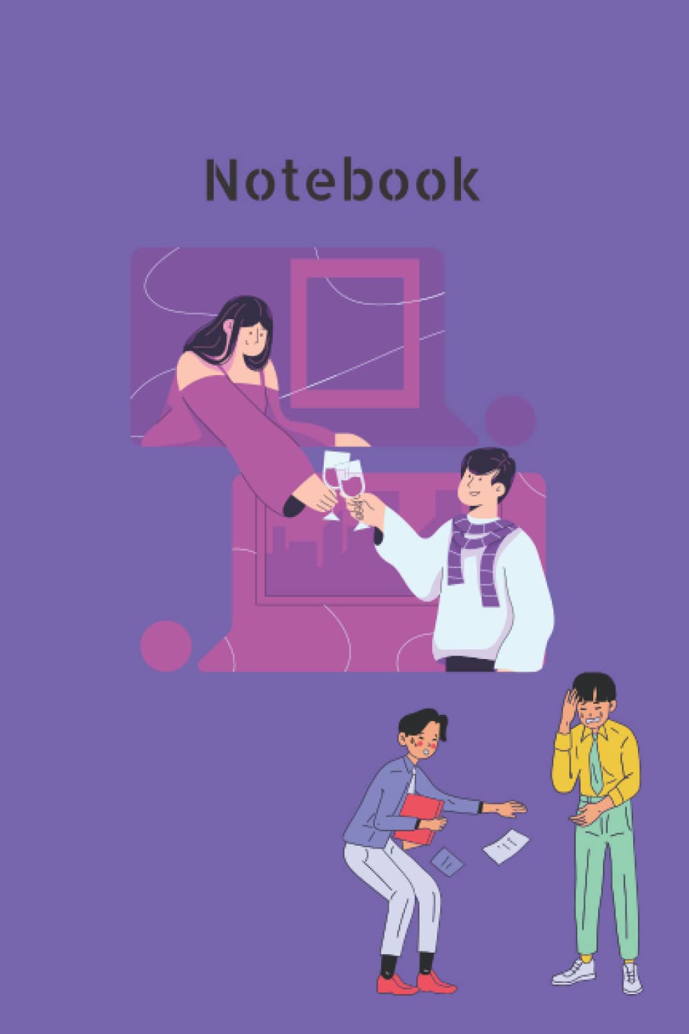 Notebook: Colorful graphic notebook