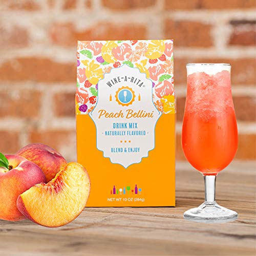 image for Wine-A-Rita Peach Bellini Frozen Cocktail Mix, 12 Ounce Pack, Makes 72