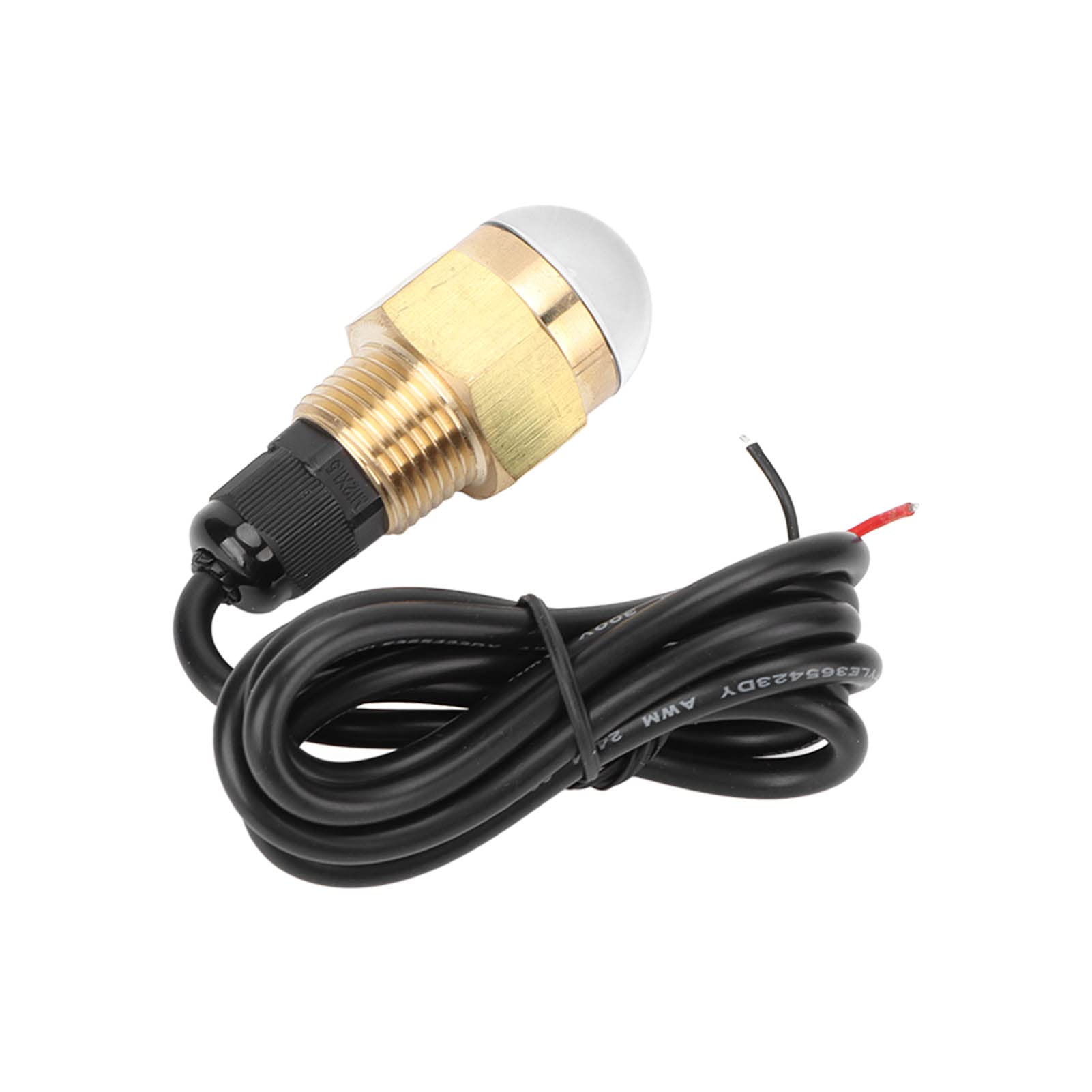 Tbest Boot Ablassschraube Licht, Ablassschraube LED Licht IP68 Wasserdicht 1/2 Zoll Gewinde 840LM Unterwasserlampe Universal für Yachtschiffe