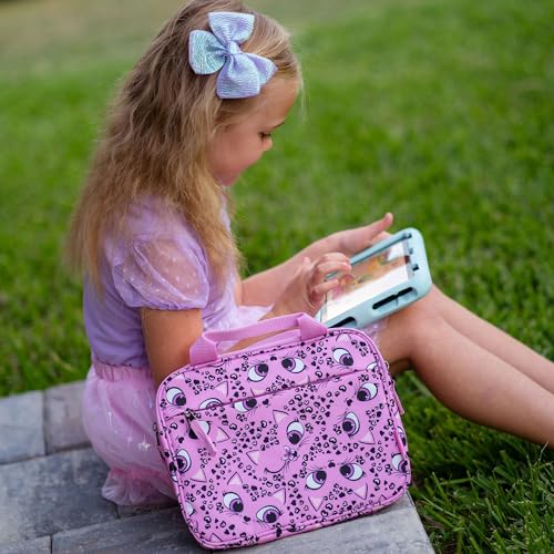 Image of Choco Mocha Kids Tablet Bag Fire HD 8 10 Tablet Carrying Case