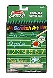 Melissa & Doug On the Go Scratch Art: ABC & 123 Writing Pad With Stylus