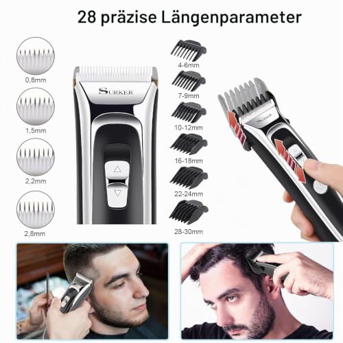 Haarschneidemaschine Herren, Lovebay 11-In-1 Profi Friseur Bart und Haarschneider Set (Black)