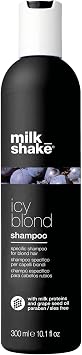 milk_shake | Icy Blond Shampoo 300 ml, Specific Anti-Yellow Shampoo for Blonde or Lightened Hair, with Black Pigment, Made in Italy