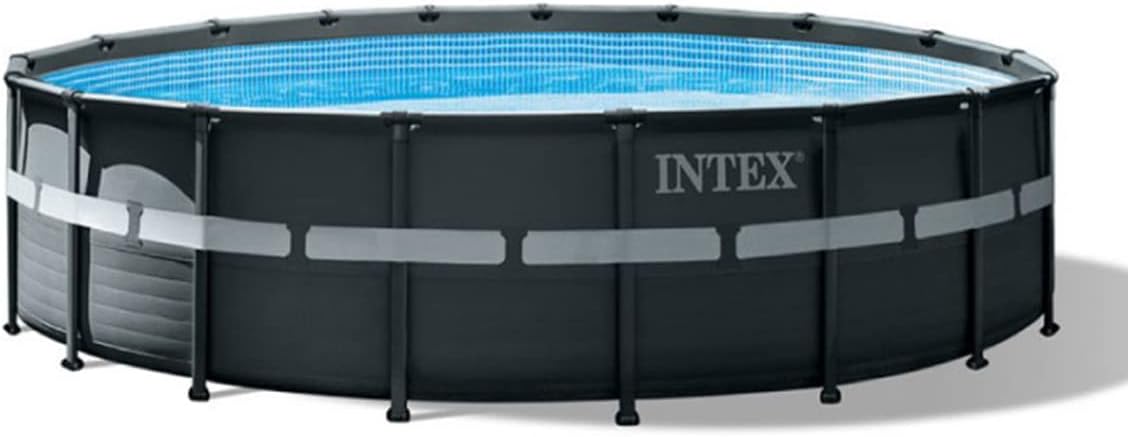 Intex Ultra Rondo 26330GN Frame Pool Set, Grey, 549 x 132 cm