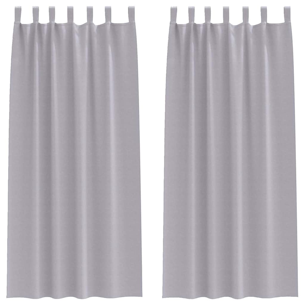 Rideau occultant en polyester 225 x 140 cm avec œillets pour salon et chambre