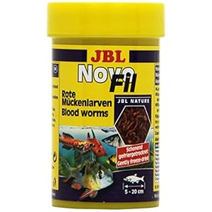JBL Suplemento alimenticio Peces acuáticos, Larvas Rojas, NovoFil