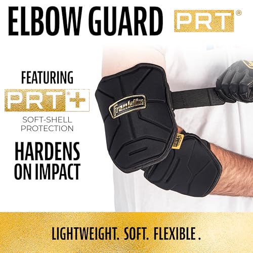Franklin Sports PRT Baseball + Softball Elbow Guard - Youth - White/Gold - image 3