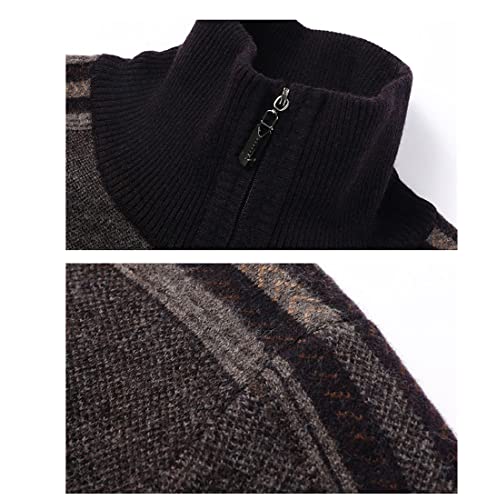 Pull d'hiver 100 % cachemire zippé pour weekend et bureau - 4
