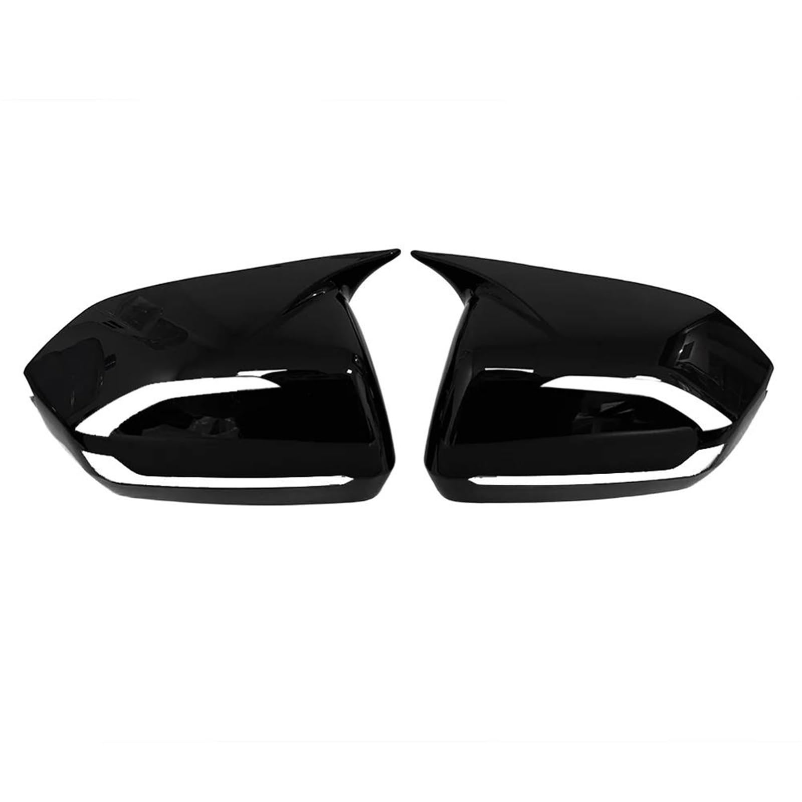 for Hyundai for Palisade 2020-2025 ABS Car Rearview Side Mirror Cover Wing Cap Exterior Door Housing Shell Trim Adhesive Sticker(Gloss Black)
