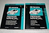  2000 Toyota Celica Repair Manuals (2 Volume Complete Set)