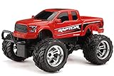 New Bright Chargers F/F Ford Raptor RC Vehicle (1:18 Scale), Red