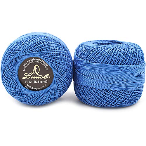 Limol 50 Grs 100% Mercerized Crochet Thread Set of 2 Cotton Balls (L40)