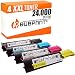 Produktbild Bubprint 4 Toner kompatibel für Epson C13S050190 C13S050189 C13S050188 C13S050187 für Aculaser C1100 C1100N CX11N CX11NF CX11NFC CX11NFCT CX11NFT
